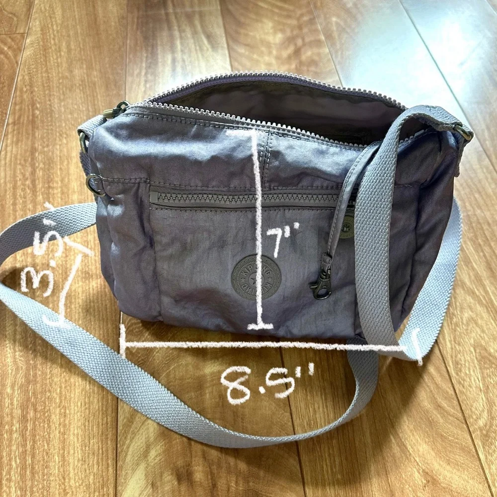 Metallic Purple Kipling bag - Picture 6 of 7